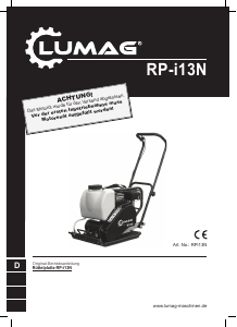 Bedienungsanleitung Lumag RP-i13N Plattenverdichter