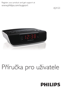 Manuál Philips AJ3123/12 Rádio s alarmem
