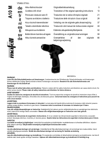 Manuale Mafell A 10 M Trapano avvitatore