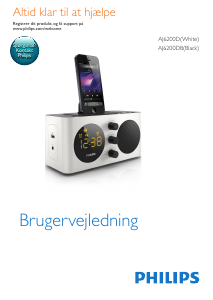 Brugsanvisning Philips AJ6200DBZ Radio-vækkeure