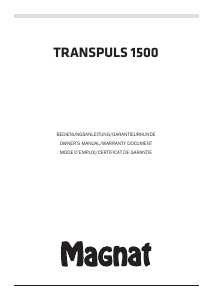 Manual Magnat Transpuls 1500 Speaker