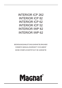 Bedienungsanleitung Magnat Interior ICP 262 Lautsprecher