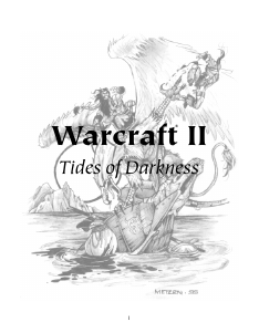 Handleiding PC Warcraft II - Tides of Darkness