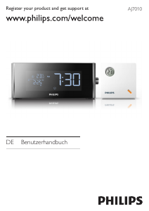 Bedienungsanleitung Philips AJ7010/12 Uhrenradio
