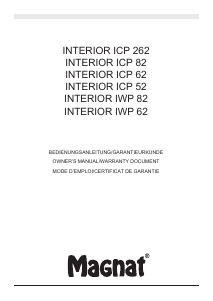 説明書 Magnat Interior ICP 82 スピーカー