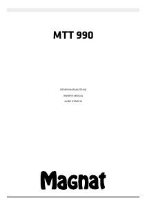 Руководство Magnat MTT 990 Проигрыватель пластинок