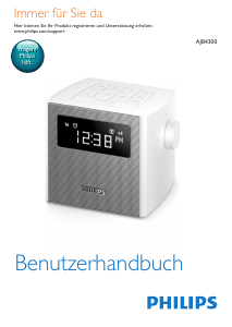 Bedienungsanleitung Philips AJB4300W Uhrenradio