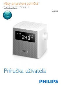 Návod Philips AJB4300W Rádiobudík