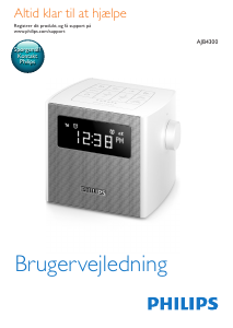 Brugsanvisning Philips AJB4300W Radio-vækkeure