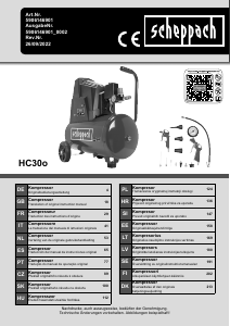 Használati útmutató Scheppach HC30o Kompresszor