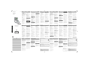 Manual Philips AJM180 Rádio relógio