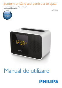 Manual Philips AJT5300W Radio cu ceas