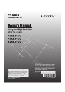 Manual Toshiba 42SL417U LCD Television