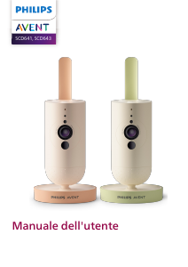 Manuale Philips SCD643 Avent Baby monitor