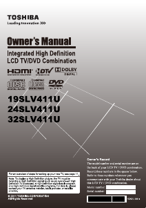 Handleiding Toshiba 19SLV411U LCD televisie