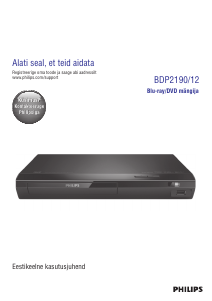 Kasutusjuhend Philips BDP2190 Blu-ray-mängija