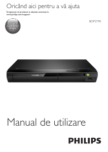 Manual Philips BDP2190 Blu-ray player
