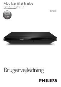 Brugsanvisning Philips BDP2200 Blu-ray afspiller