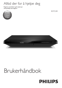 Bruksanvisning Philips BDP2285 Blu-ray-spiller