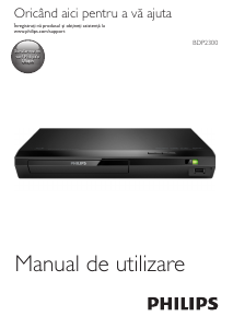 Manual Philips BDP2300 Blu-ray player