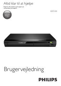 Brugsanvisning Philips BDP2300 Blu-ray afspiller