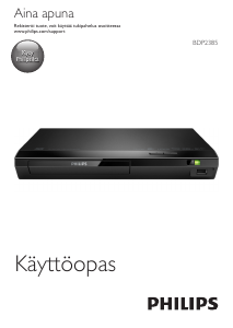 Käyttöohje Philips BDP2385 Blu-ray-soitin