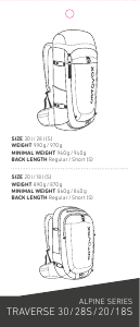 Handleiding Ortovox Traverse 30 Rugtas