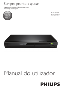 Manual Philips BDP2510B Leitor de blu-ray