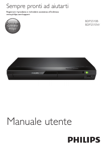 Manuale Philips BDP2510B Lettore blu-ray