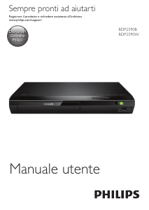 Manuale Philips BDP2590B Lettore blu-ray