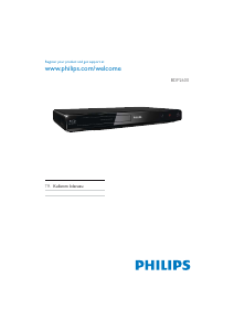 Manual Philips BDP2600 Blu-ray Player