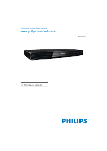 Manuál Philips BDP2600 Přehrávač Blu-ray