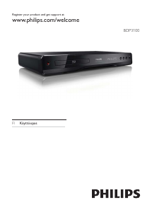 Käyttöohje Philips BDP3100 Blu-ray-soitin