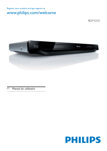 Manual Philips BDP3250 Leitor de blu-ray