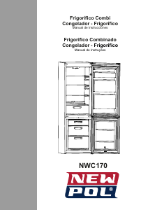 Manual New Pol NWC170 Frigorífico combinado