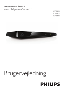 Brugsanvisning Philips BDP3305 Blu-ray afspiller
