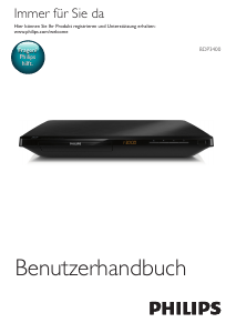 Bedienungsanleitung Philips BDP3400 Blu-ray player