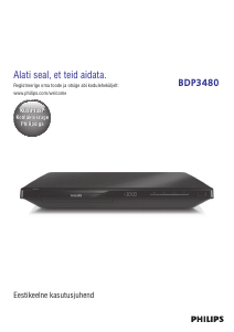 Kasutusjuhend Philips BDP3480 Blu-ray-mängija