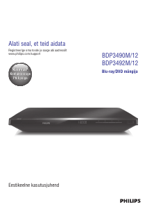 Kasutusjuhend Philips BDP3490 Blu-ray-mängija