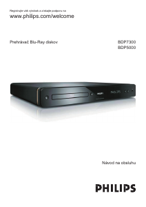 Návod Philips BDP5000 Blu-ray prehrávač