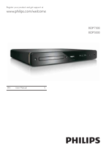 Manual Philips BDP5000 Leitor de blu-ray