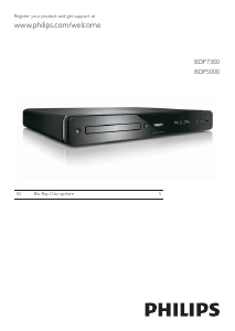 Bruksanvisning Philips BDP5000 Blu-ray spelare