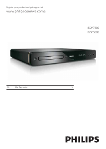 Käyttöohje Philips BDP5000 Blu-ray-soitin