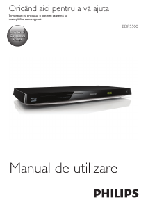 Manual Philips BDP5500 Blu-ray player