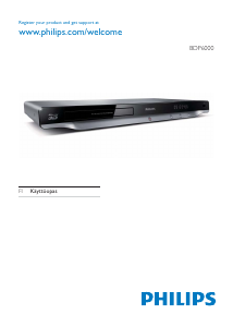 Käyttöohje Philips BDP6000 Blu-ray-soitin