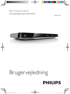 Brugsanvisning Philips BDP6100 Blu-ray afspiller