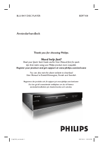 Bruksanvisning Philips BDP7100 Blu-ray spelare
