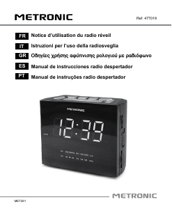 Manuale Metronic MET251 Radiosveglia