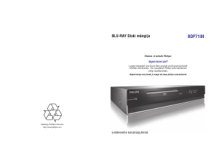 Kasutusjuhend Philips BDP7100 Blu-ray-mängija