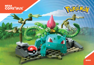 Instrukcja Mega Construx set DYF13 Pokemon Ivysaur